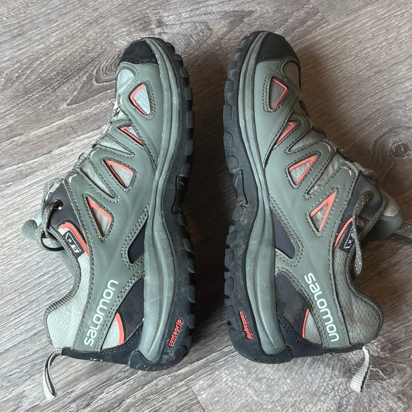 Salomon Eclipse‎ 3 CS Hiking Shoes Waterproof Sage Green Womens 6.5 UK 5 EU 38 - Picture 1 of 9
